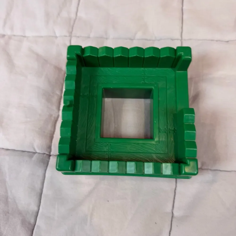 Lincoln Logs Green Fort Roof Top Lookout Tower Replacement Piece